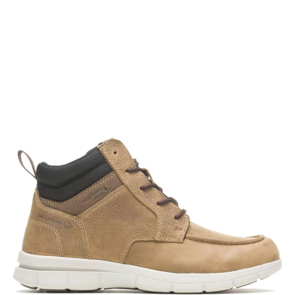 Wolverine Mens Karlin MT Mid Beige Boots (NWT)